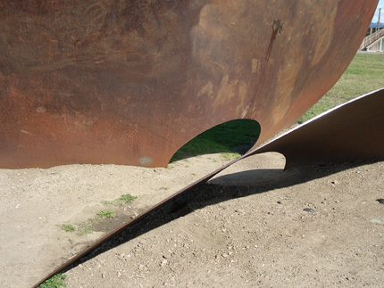 "Duplex Cone" in Oakland - Sculpture by Roger Berry