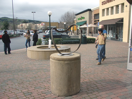 "Three Sculptures" in San Ramon - Sculpture by Roger Berry
